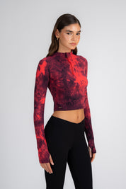 Crimson Tie-Dye